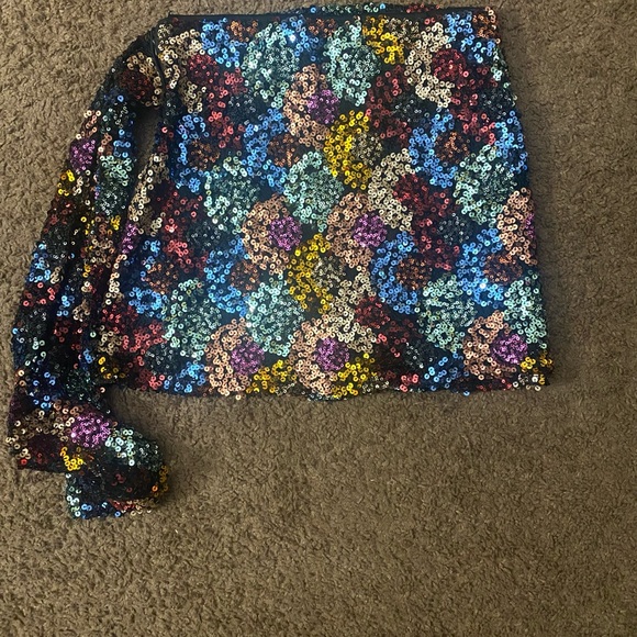 Lulus Multi Color Sequin Mini Skirt - Picture 7 of 10